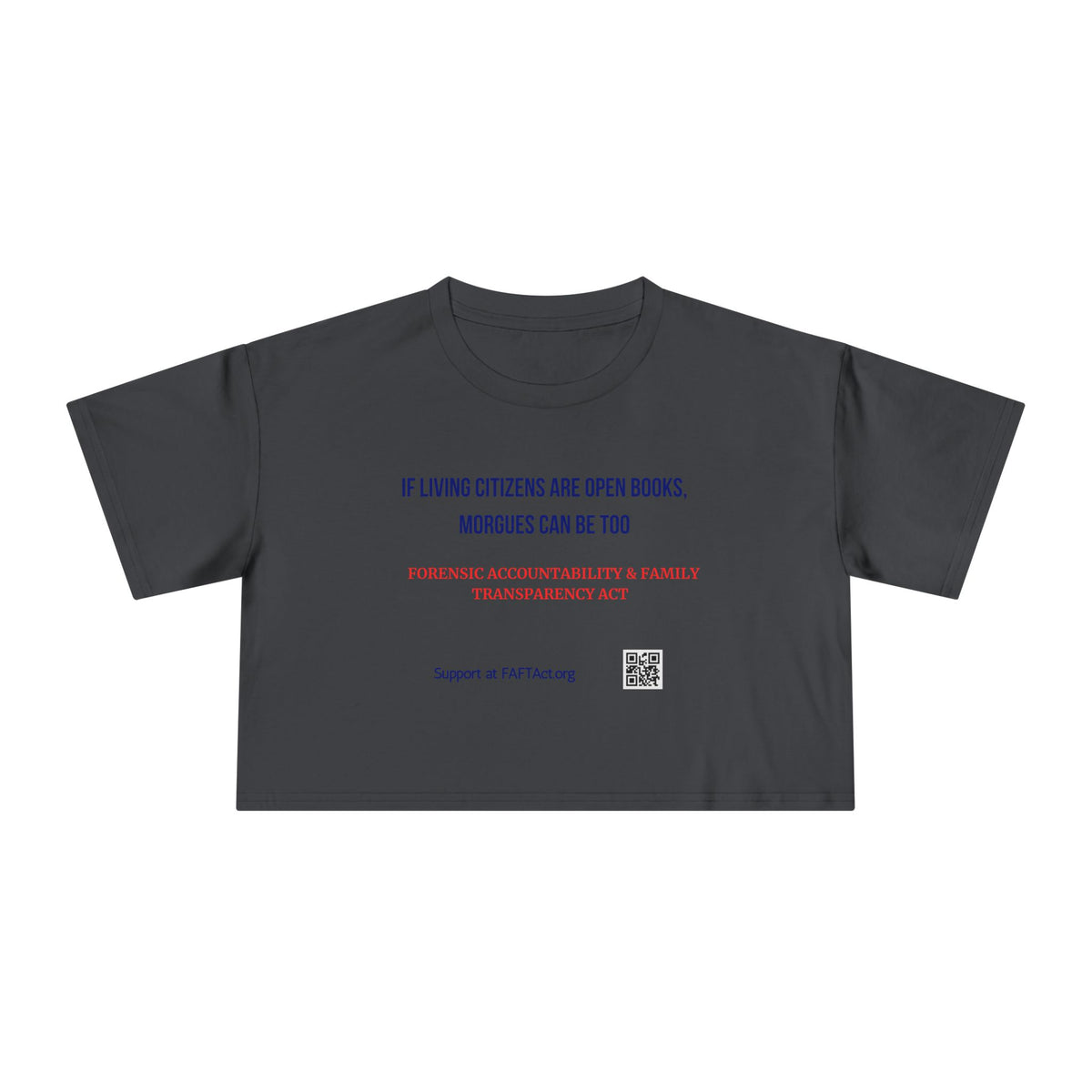 Women's Crop If Living Citizens — Graphic Tee