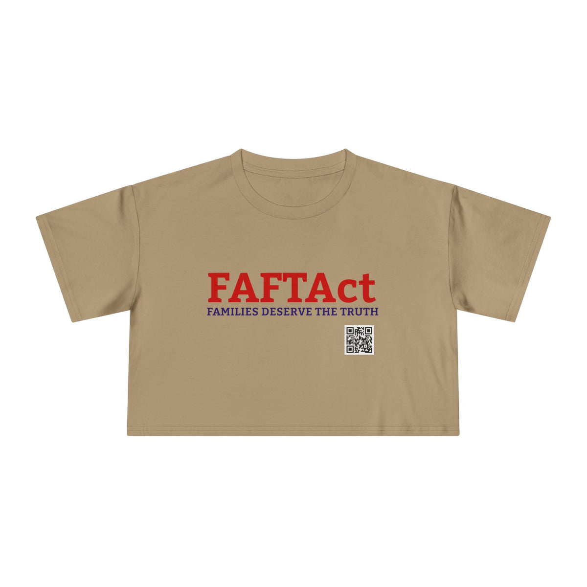 FAFTAct Women's Crop If Living Citizens — Graphic Tee