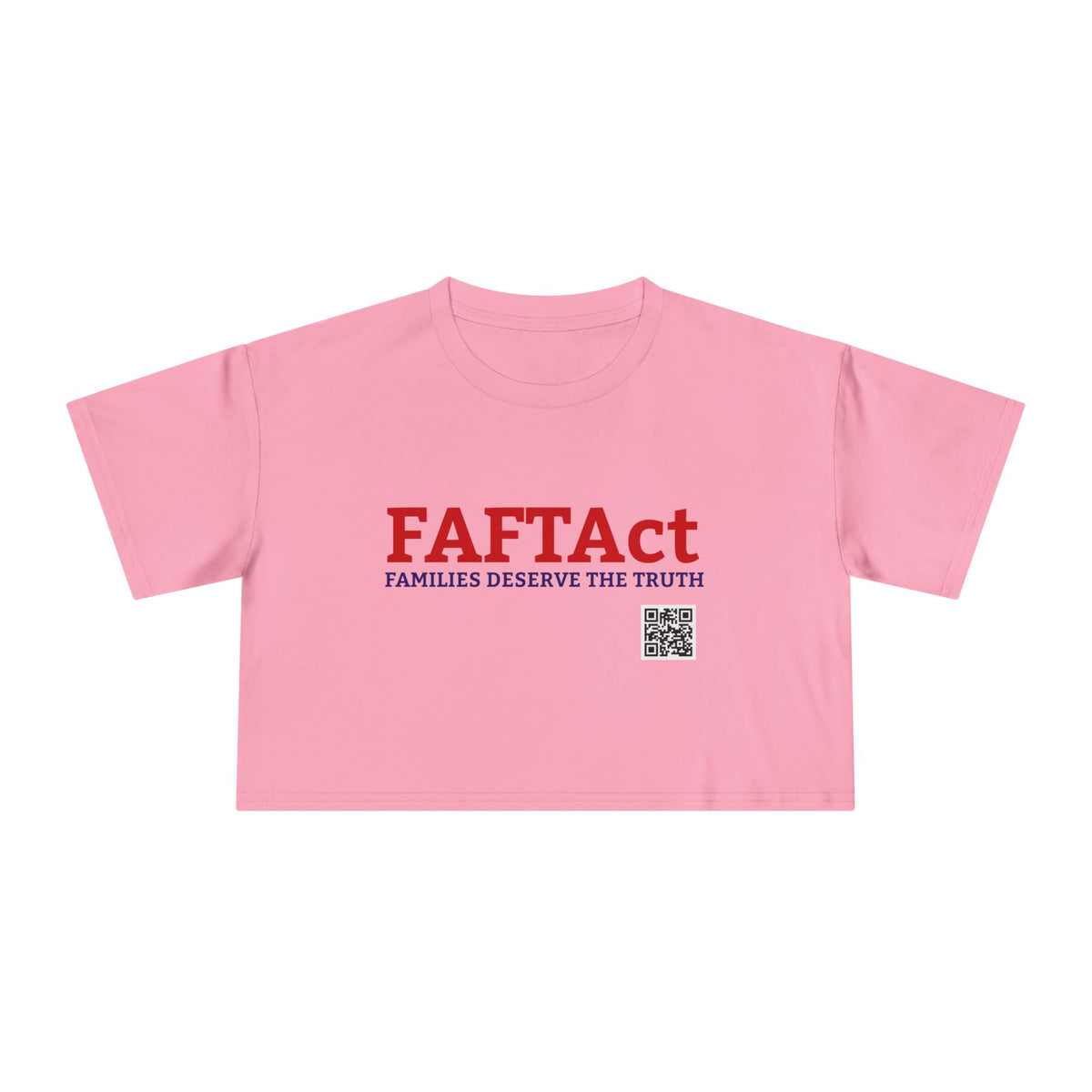 FAFTAct Women's Crop If Living Citizens — Graphic Tee