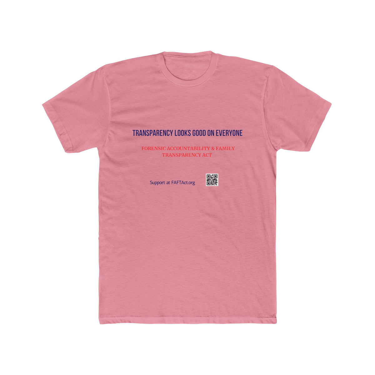 Unisex Transparncey Looks Good Tee — Advocacy Awareness Cotton T‑Shirt
