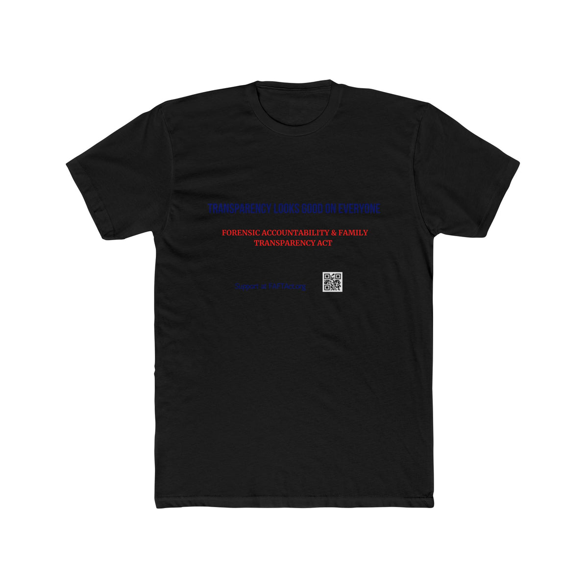 Unisex Transparncey Looks Good Tee — Advocacy Awareness Cotton T‑Shirt