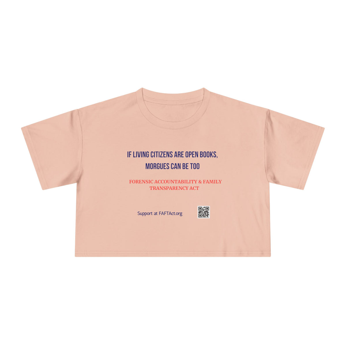 Women's Crop If Living Citizens — Graphic Tee