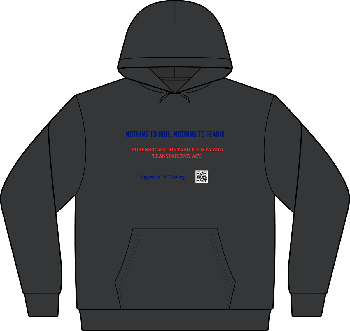Camo Hoodie — 'Nothing to Hide'