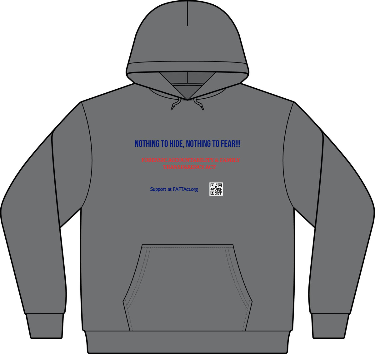 Camo Hoodie — 'Nothing to Hide'