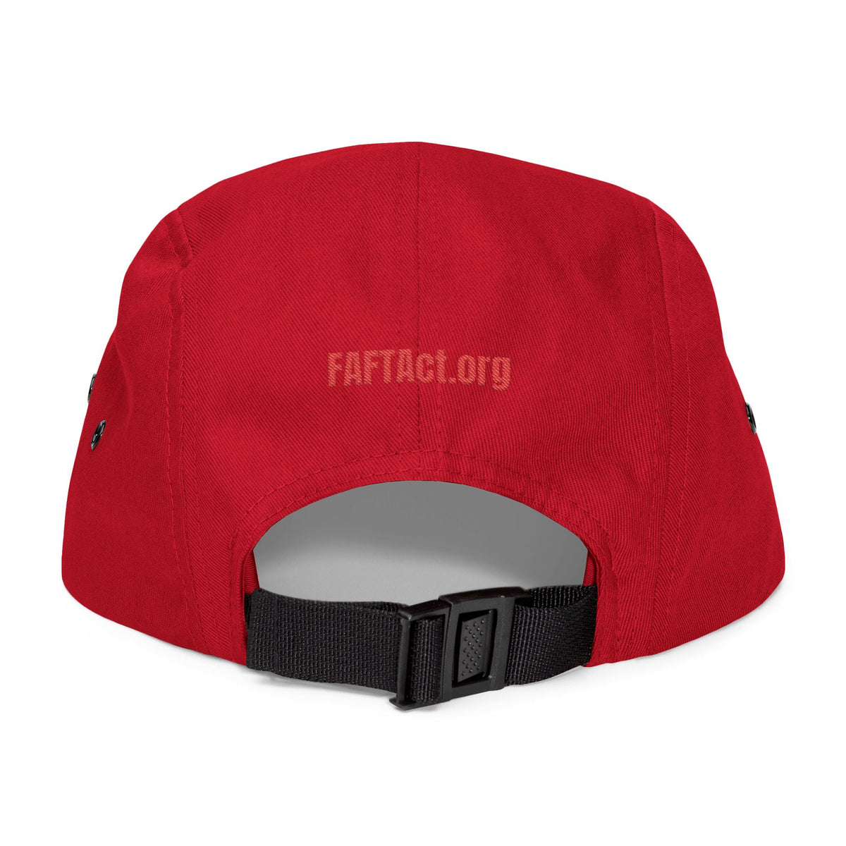 Embroidered FAFTAct Khaki 5-Panel Cap — 'Families Deserve the Truth'