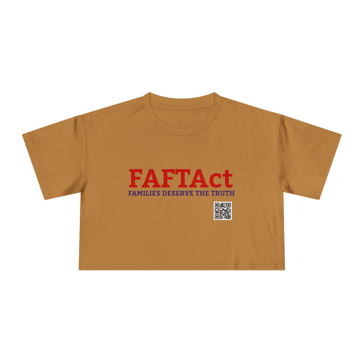 FAFTAct Women's Crop If Living Citizens — Graphic Tee