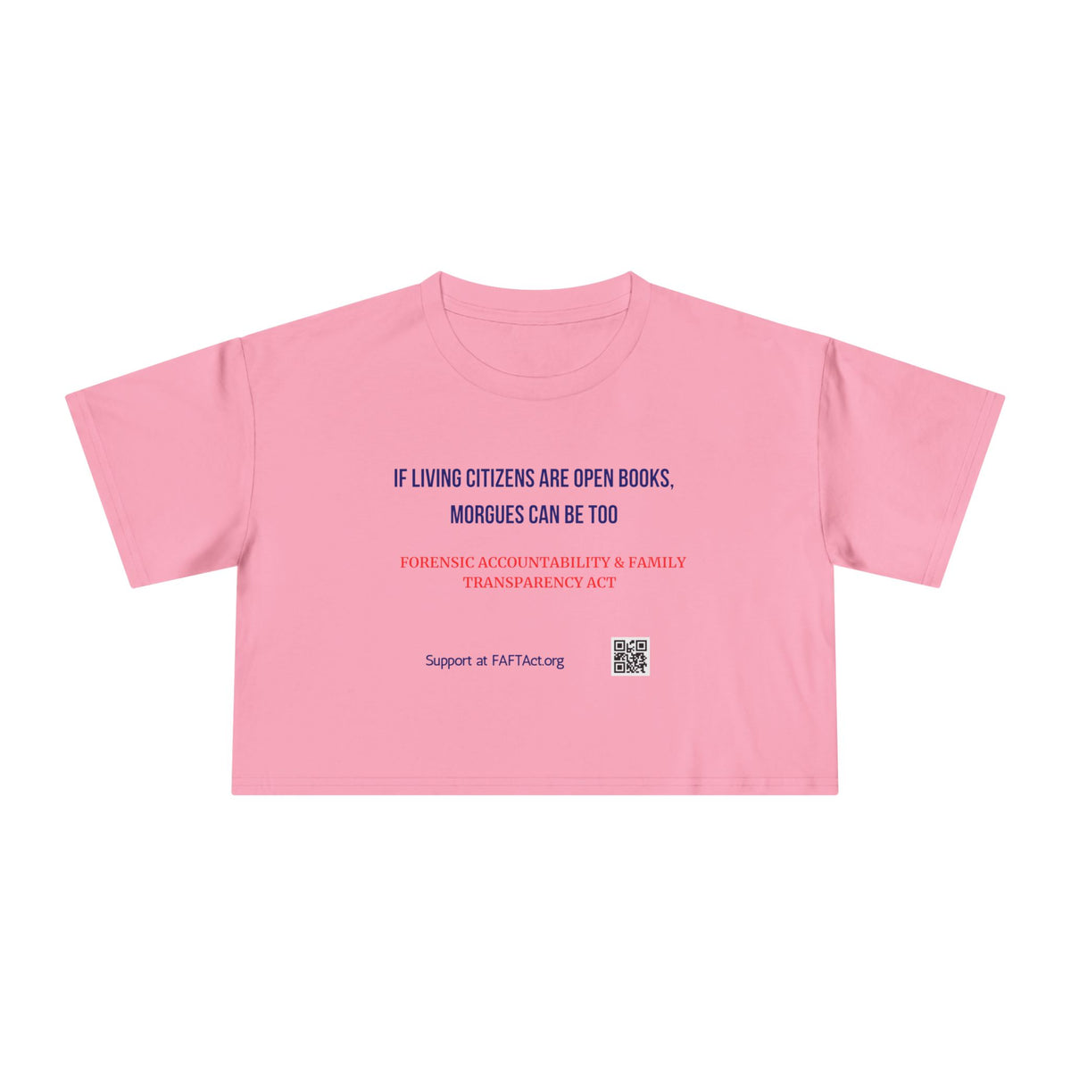 Women's Crop If Living Citizens — Graphic Tee