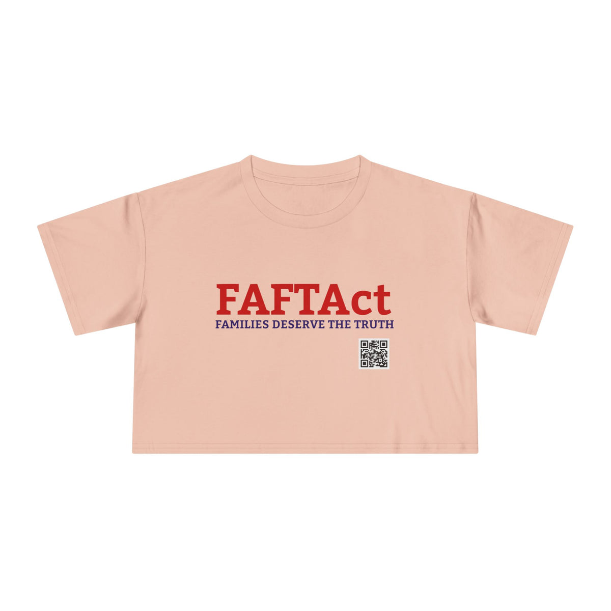 FAFTAct Women's Crop If Living Citizens — Graphic Tee
