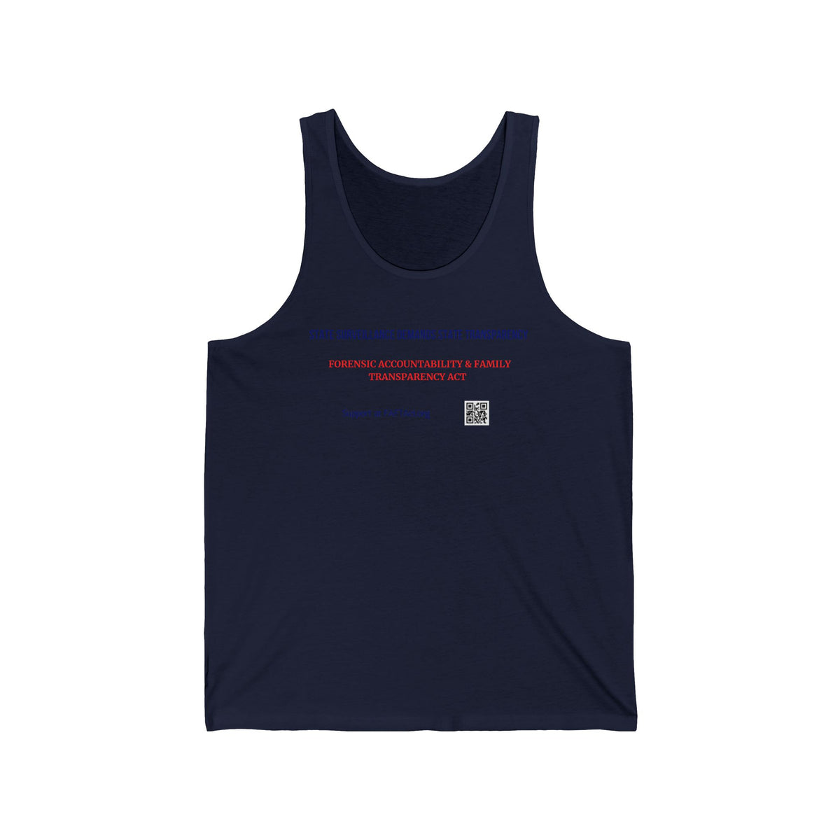 Unisex Tank Top  — Subtle Typographic Statement Tee