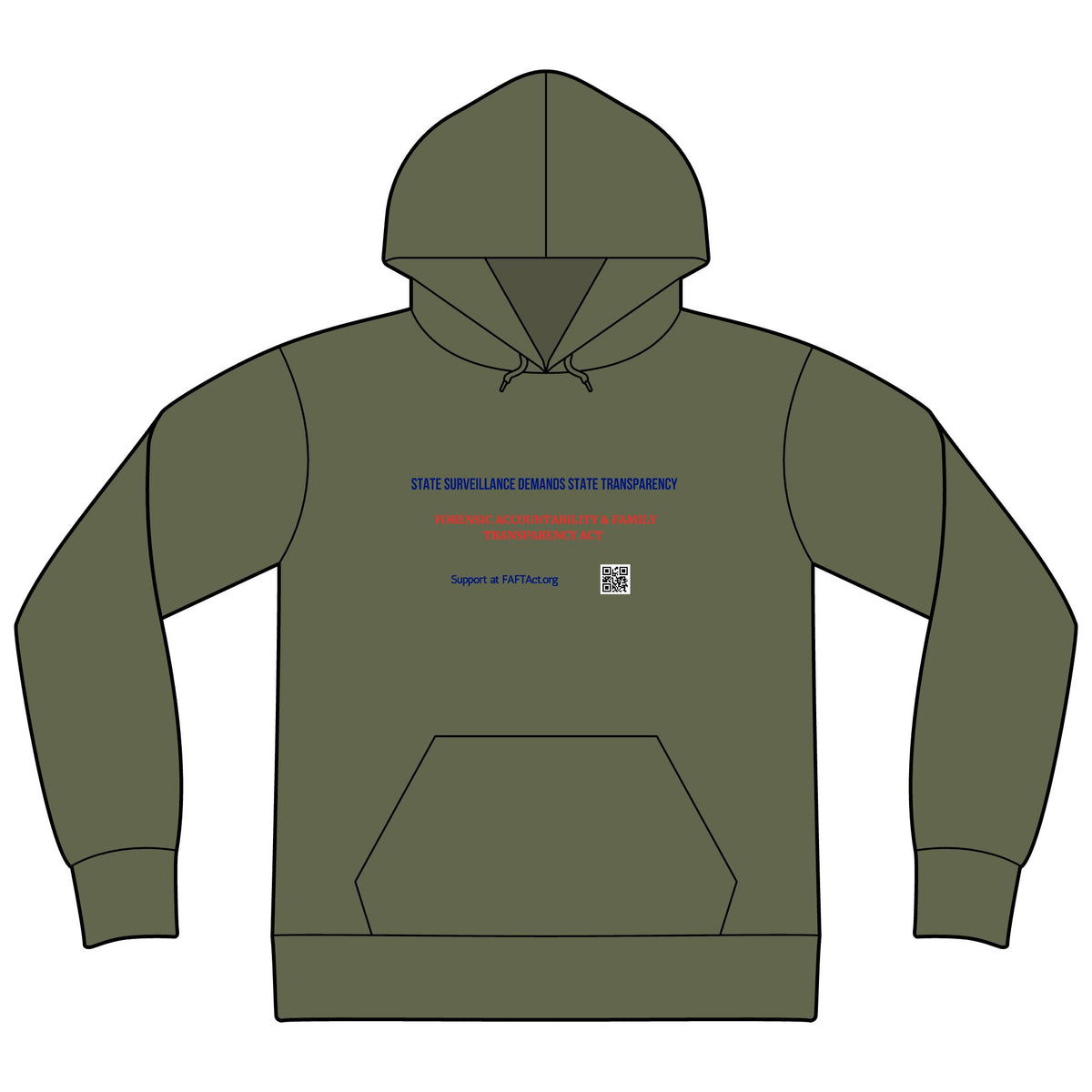 Surveillance Military Hoodie