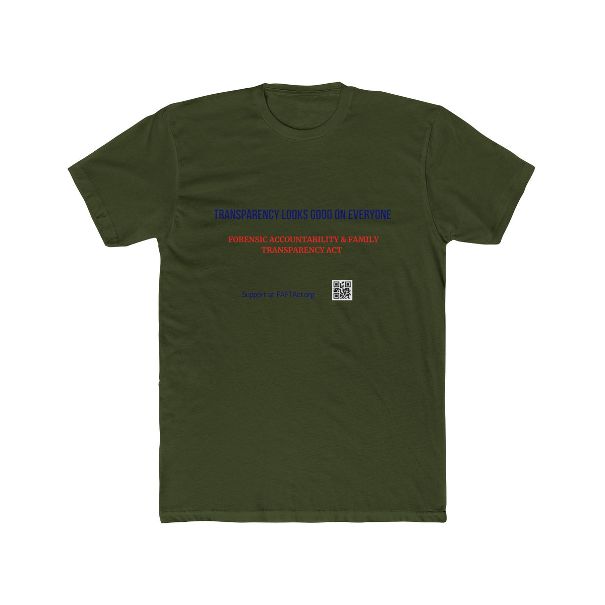 Unisex Transparncey Looks Good Tee — Advocacy Awareness Cotton T‑Shirt