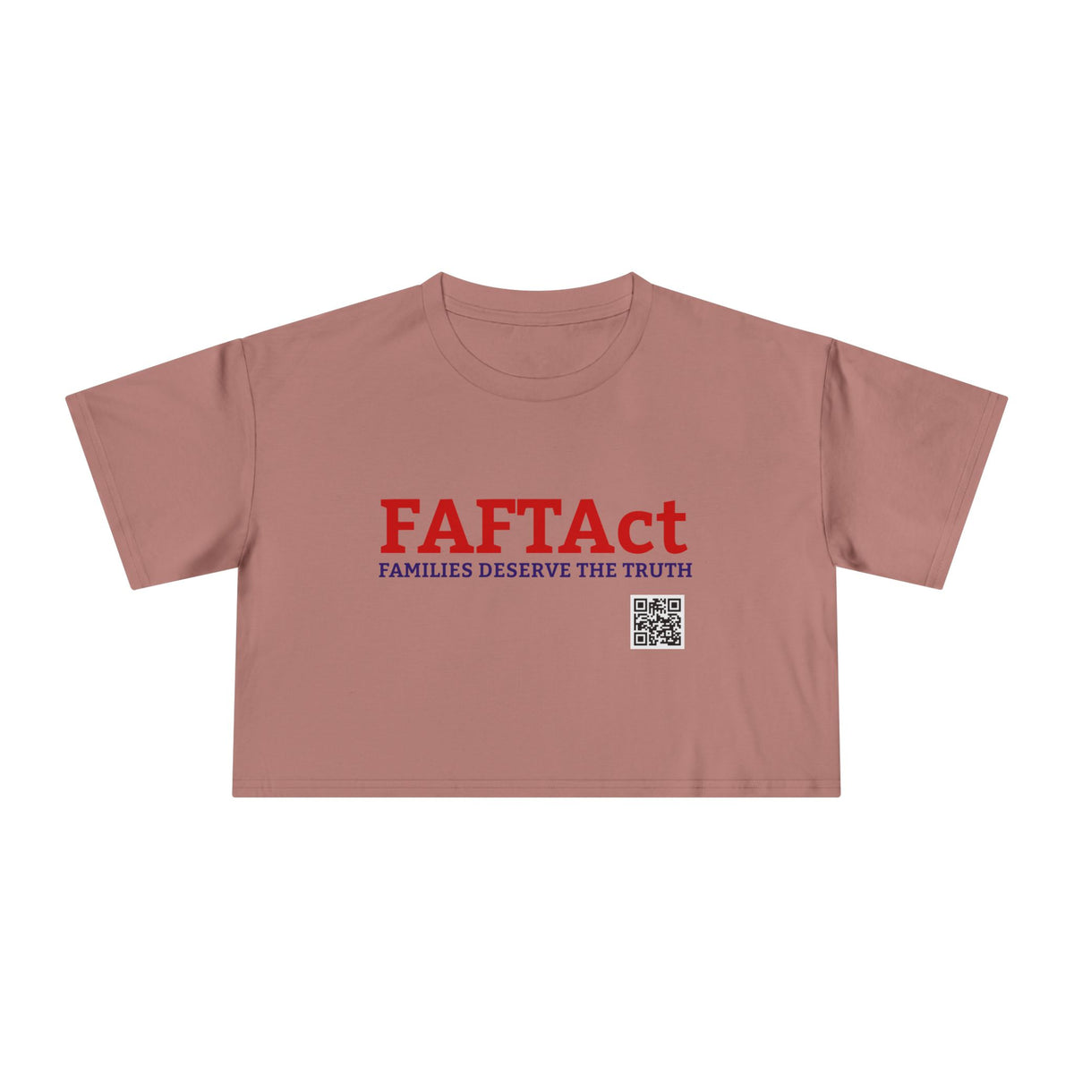 FAFTAct Women's Crop If Living Citizens — Graphic Tee