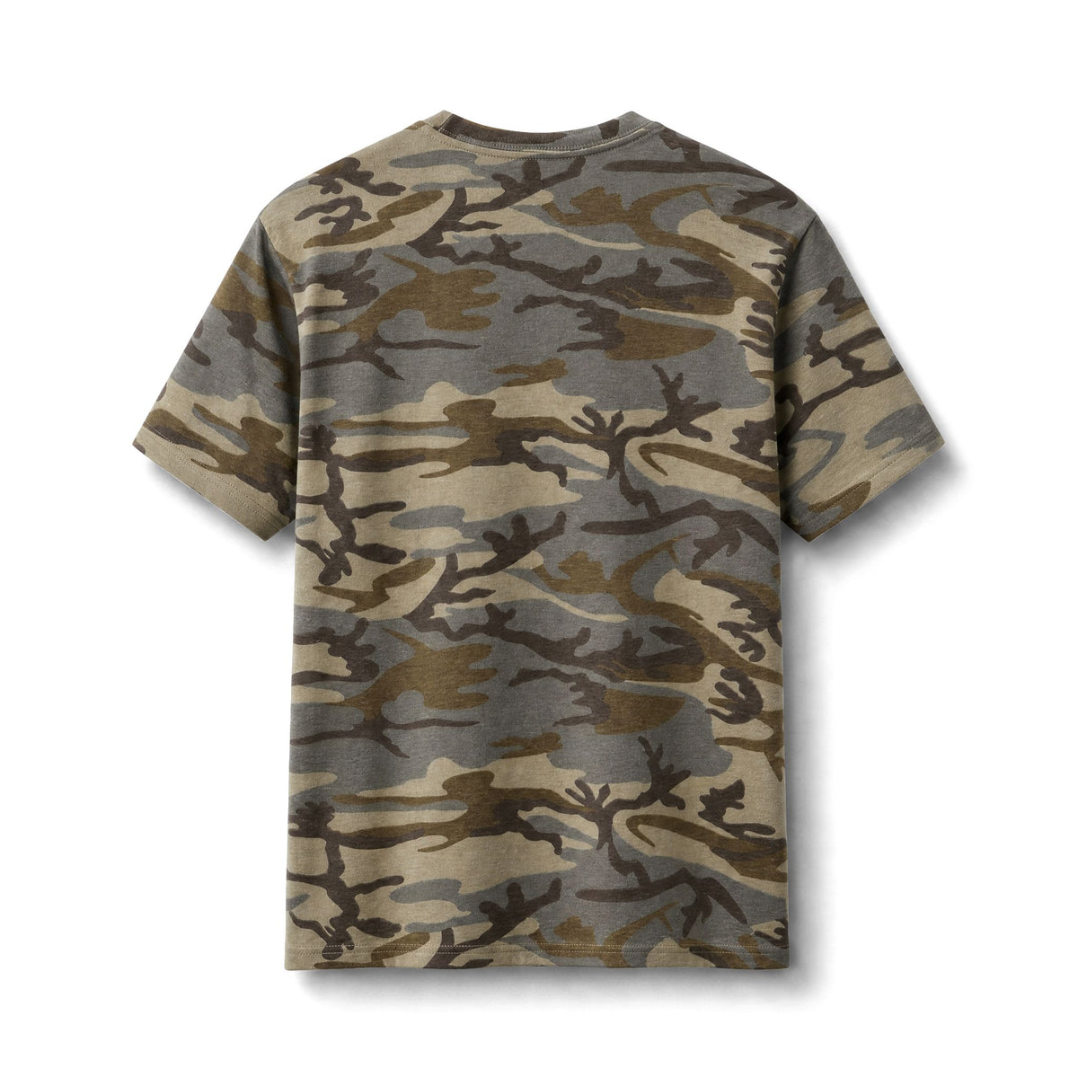 Camo Cotton Tee – "Nothing to Hide"