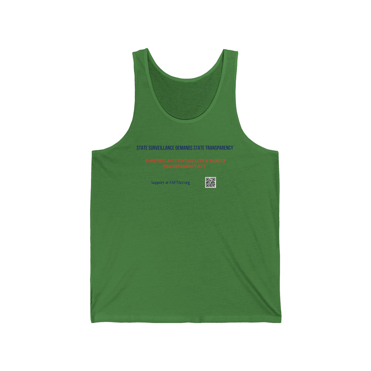 Unisex Tank Top  — Subtle Typographic Statement Tee