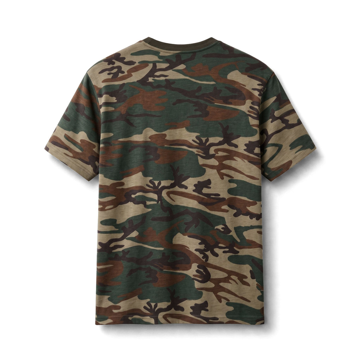 Camo Cotton Tee – "Nothing to Hide"
