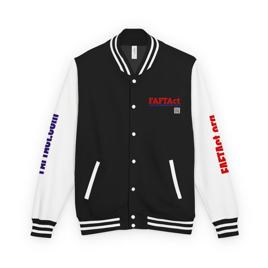 Letterman Varsity Jacket with “FAFTAct” Chest Logo
