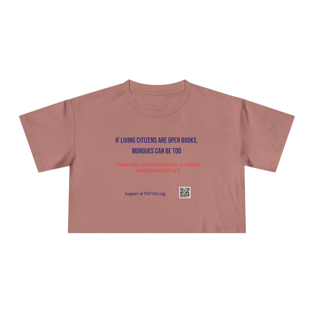 Women's Crop If Living Citizens — Graphic Tee