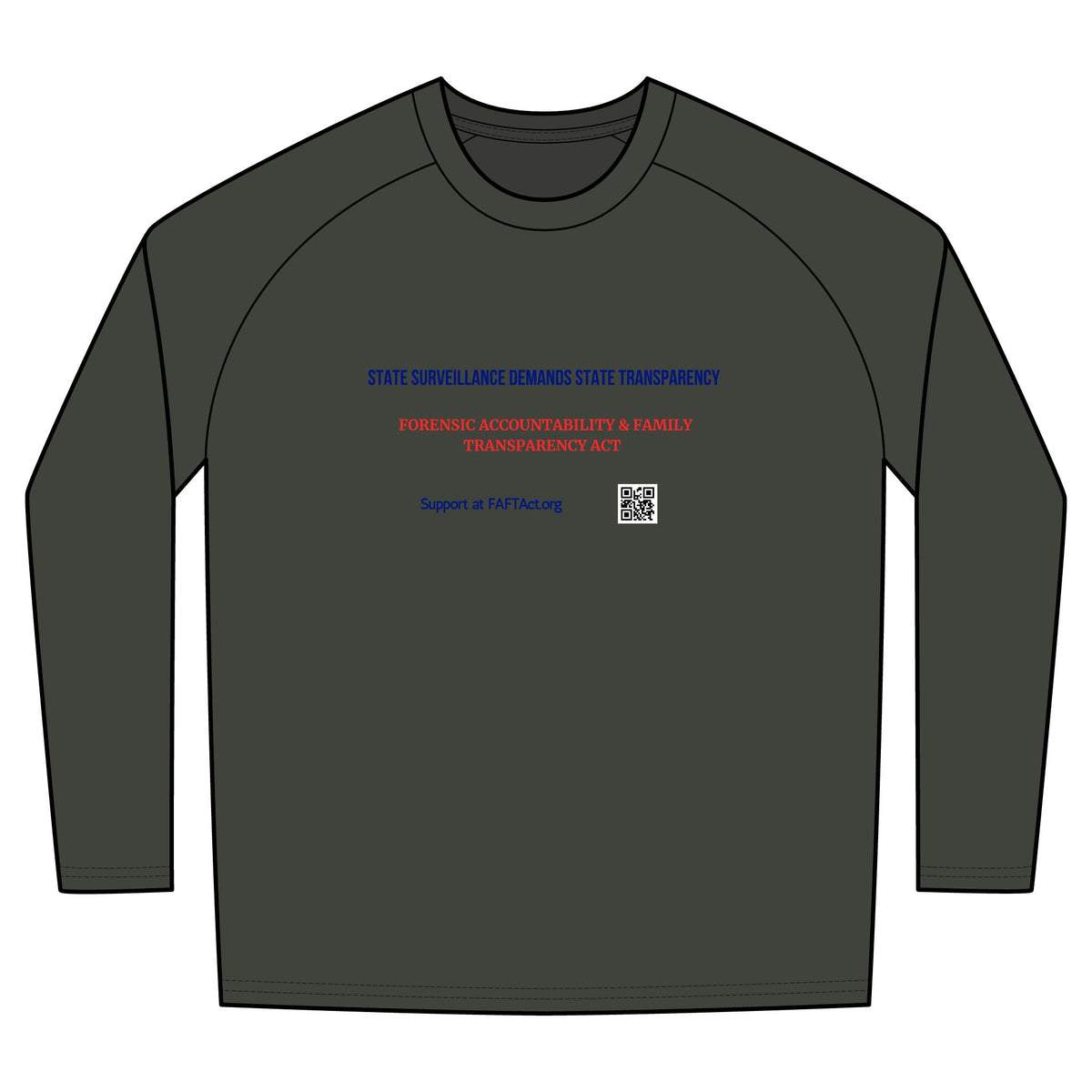 Long Sleeve Digi Camo Tee — Forensic Accountability & Family Transparency Advocacy Shirt