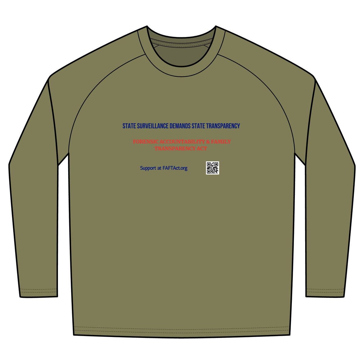Long Sleeve Digi Camo Tee — Forensic Accountability & Family Transparency Advocacy Shirt