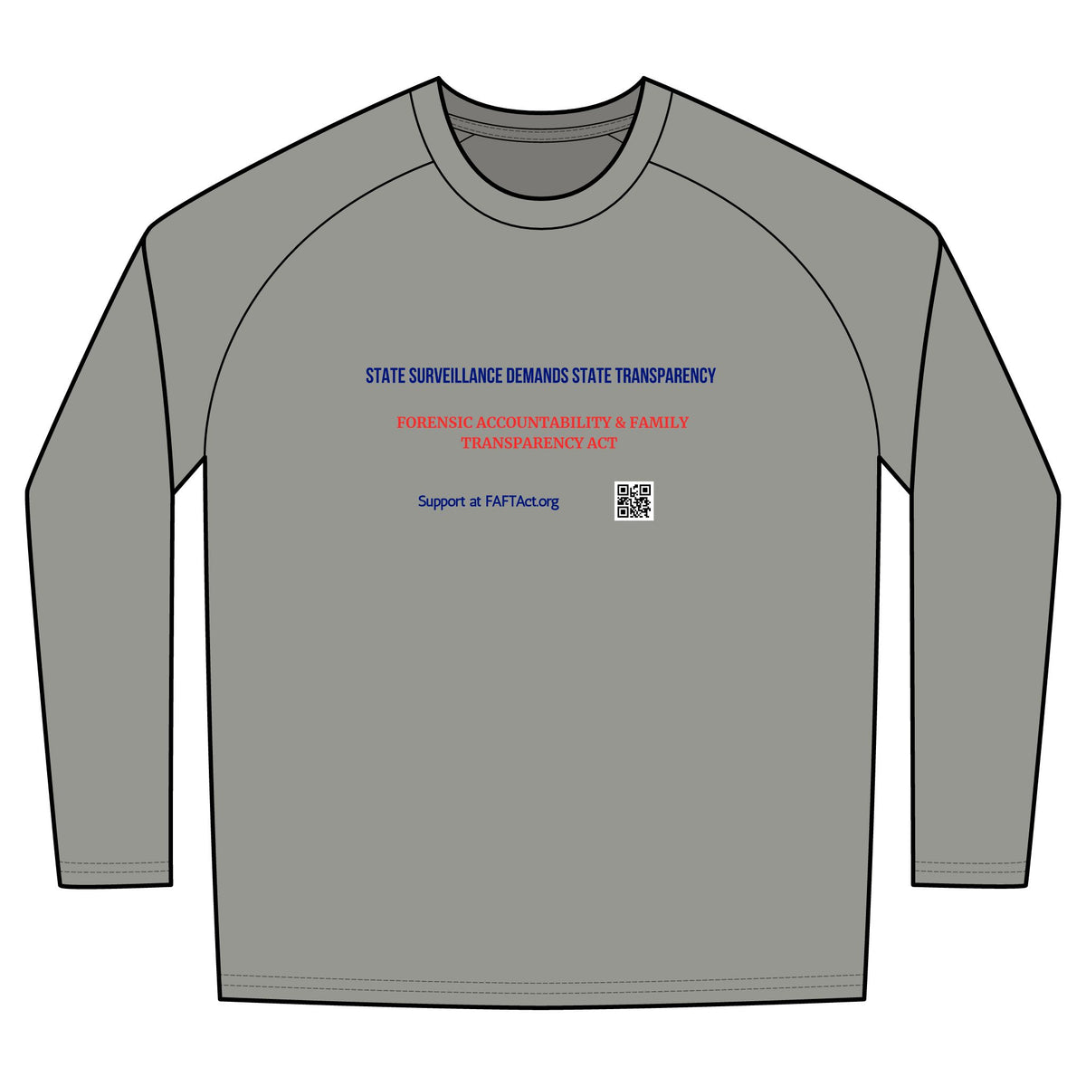 Long Sleeve Digi Camo Tee — Forensic Accountability & Family Transparency Advocacy Shirt