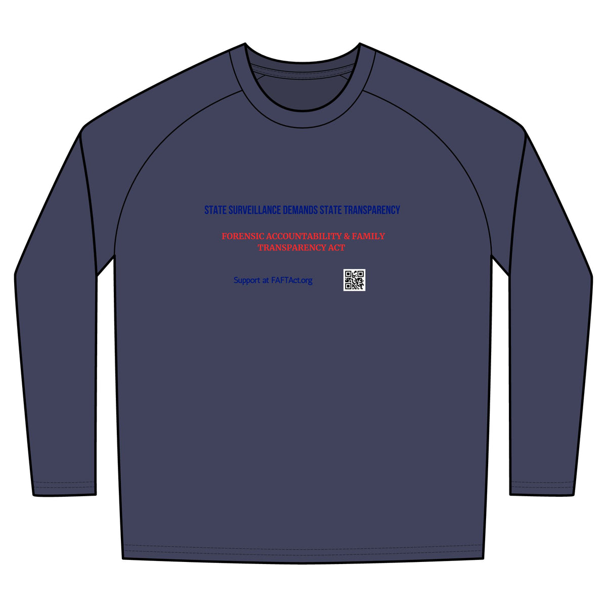 Long Sleeve Digi Camo Tee — Forensic Accountability & Family Transparency Advocacy Shirt