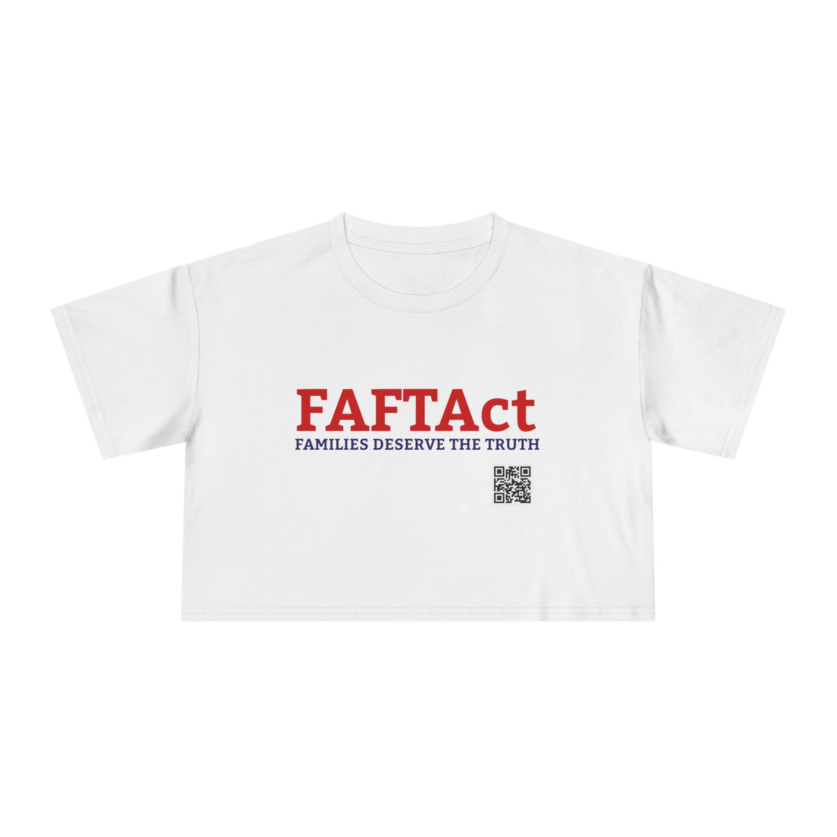 FAFTAct Women's Crop If Living Citizens — Graphic Tee