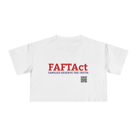 FAFTAct Women's Crop If Living Citizens — Graphic Tee
