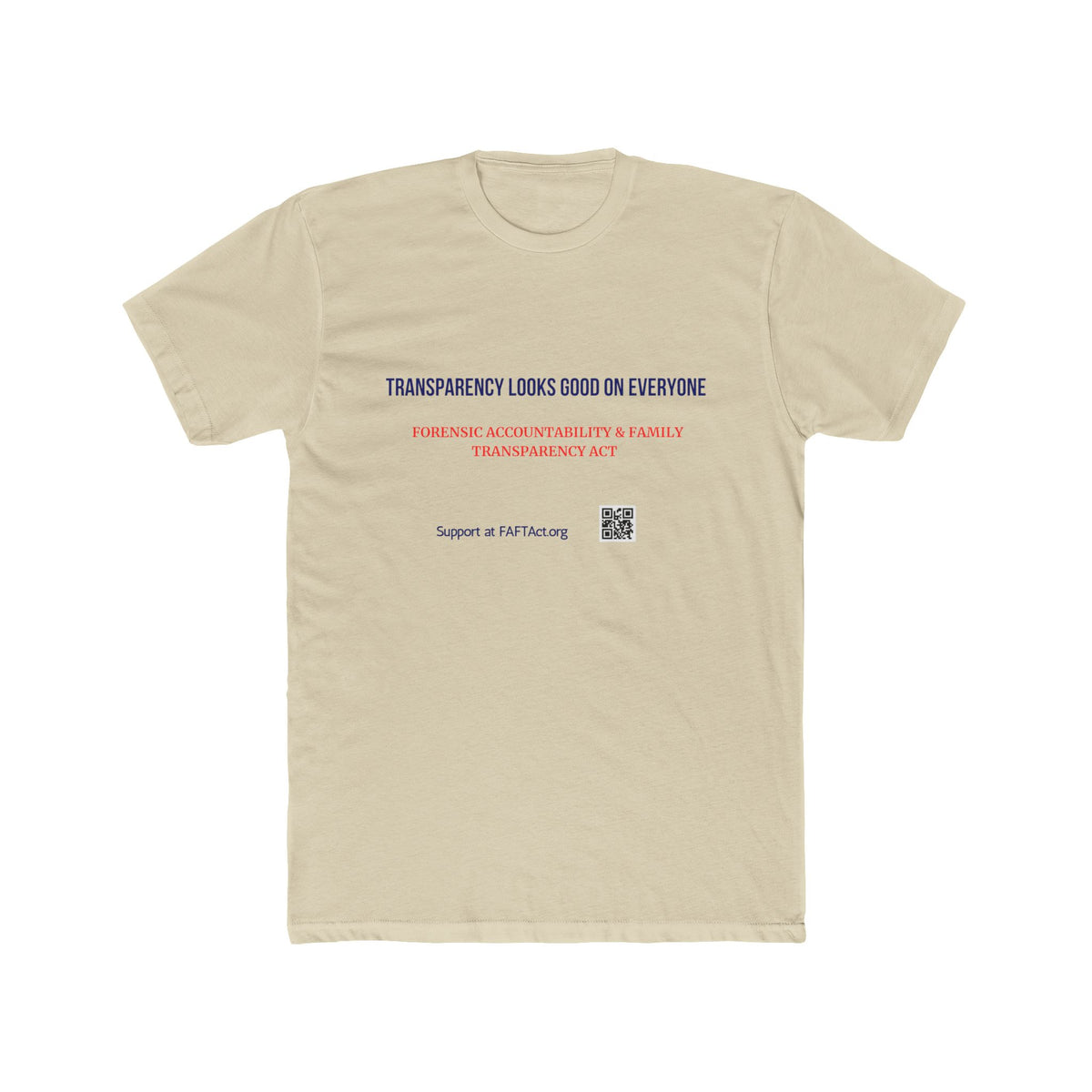 Unisex Transparncey Looks Good Tee — Advocacy Awareness Cotton T‑Shirt