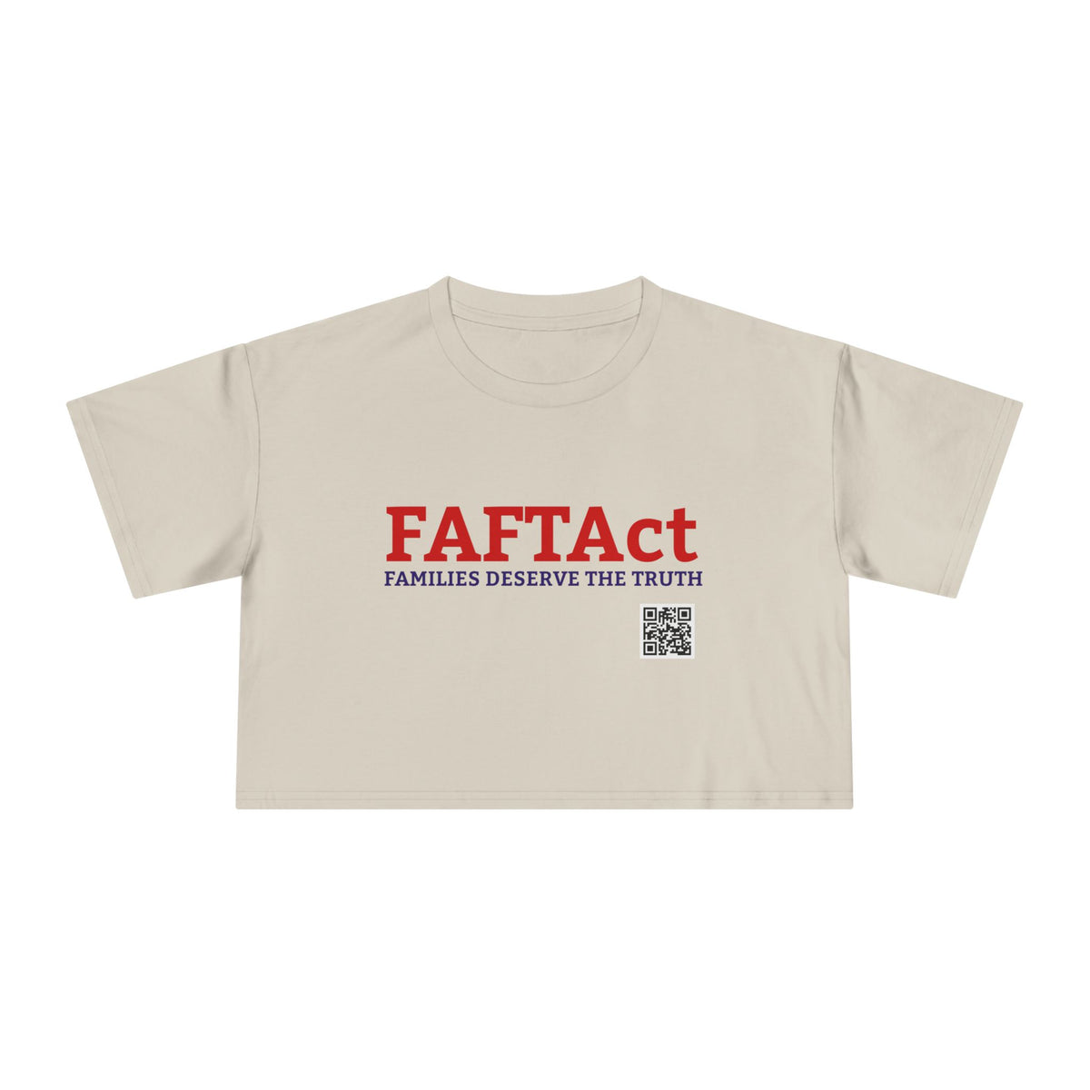 FAFTAct Women's Crop If Living Citizens — Graphic Tee
