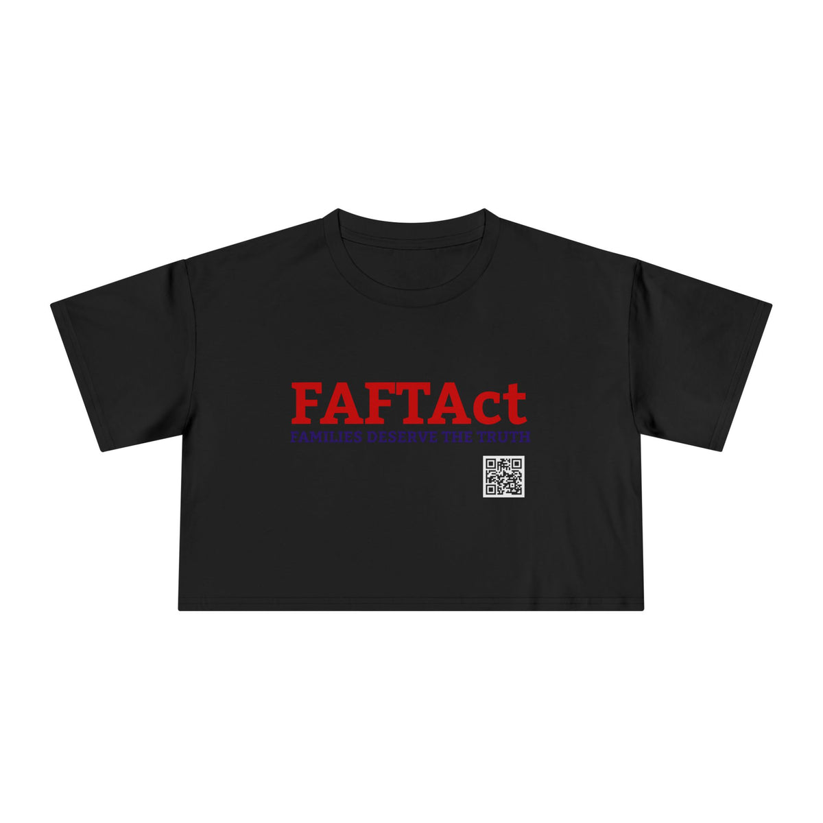 FAFTAct Women's Crop If Living Citizens — Graphic Tee