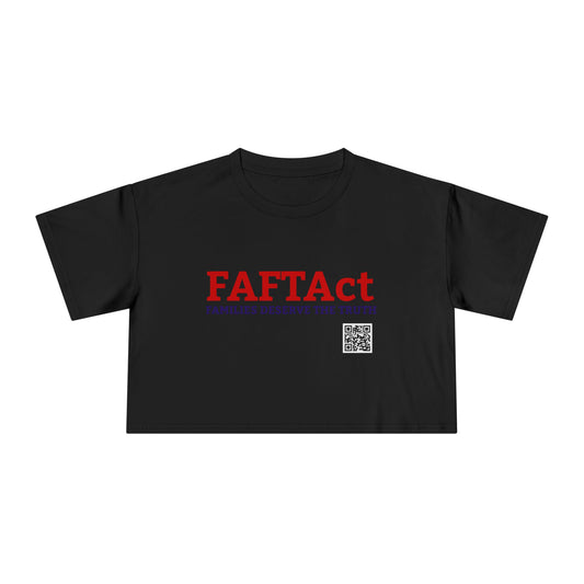 FAFTAct Women's Crop If Living Citizens — Graphic Tee