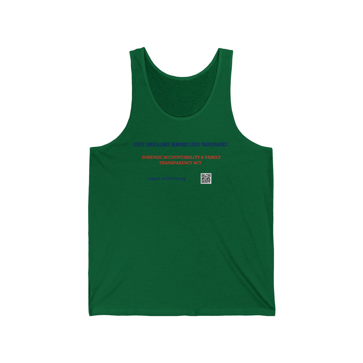 Unisex Tank Top  — Subtle Typographic Statement Tee