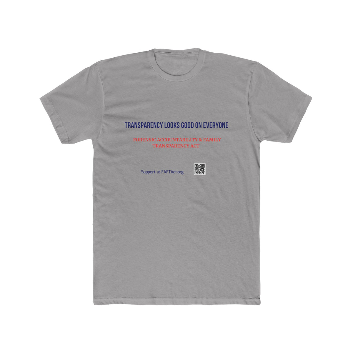 Unisex Transparncey Looks Good Tee — Advocacy Awareness Cotton T‑Shirt