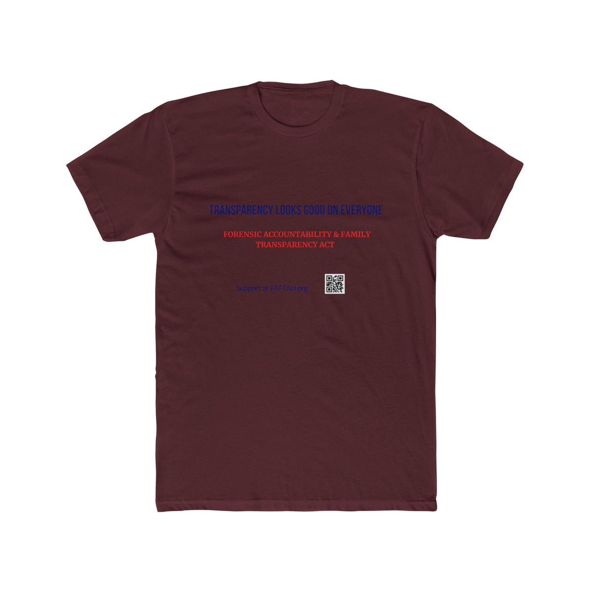 Unisex Transparncey Looks Good Tee — Advocacy Awareness Cotton T‑Shirt