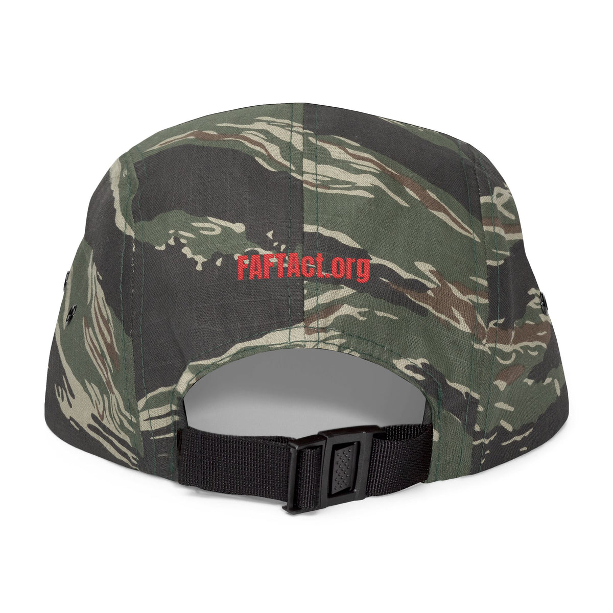 Embroidered FAFTAct Khaki 5-Panel Cap — 'Families Deserve the Truth'