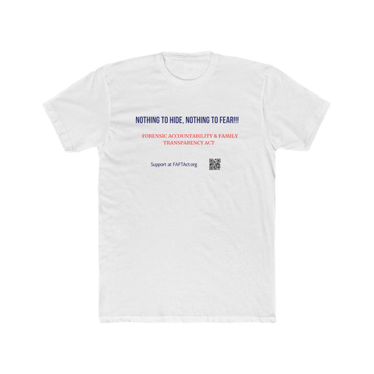 Unisex Nothing To Hide Tee — Advocacy Awareness Cotton T‑Shirt