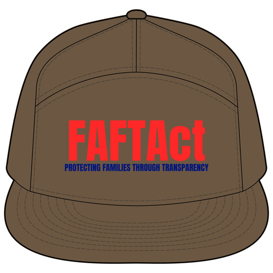 FAFTAct Trucker Hat – 'Protecting Families Through Transparency' Campaign Cap