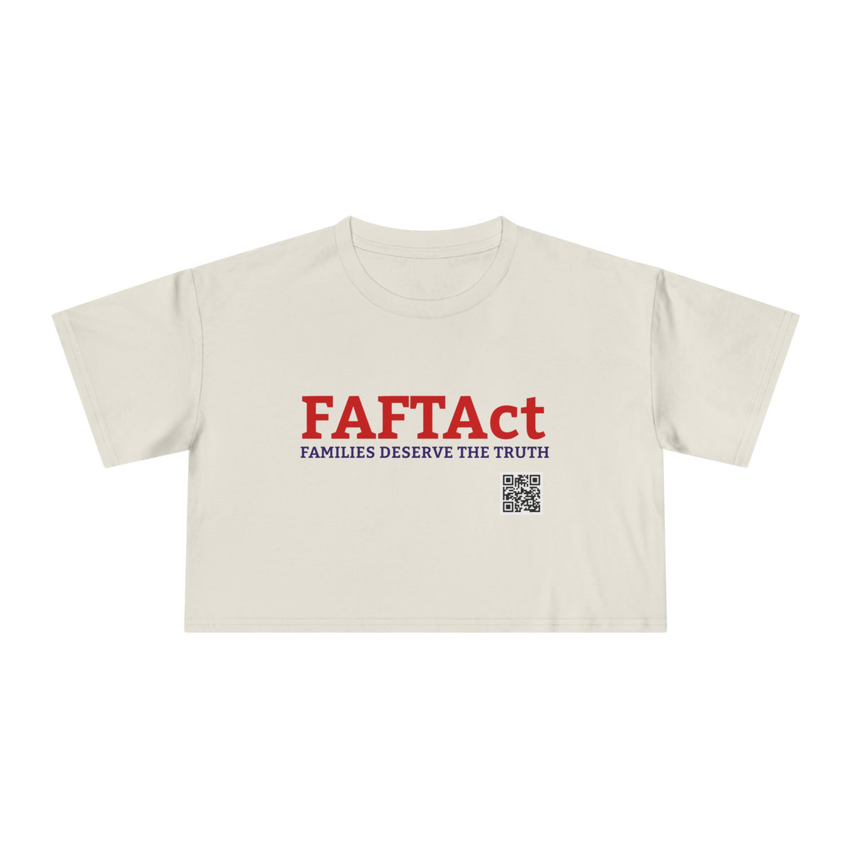 FAFTAct Women's Crop If Living Citizens — Graphic Tee