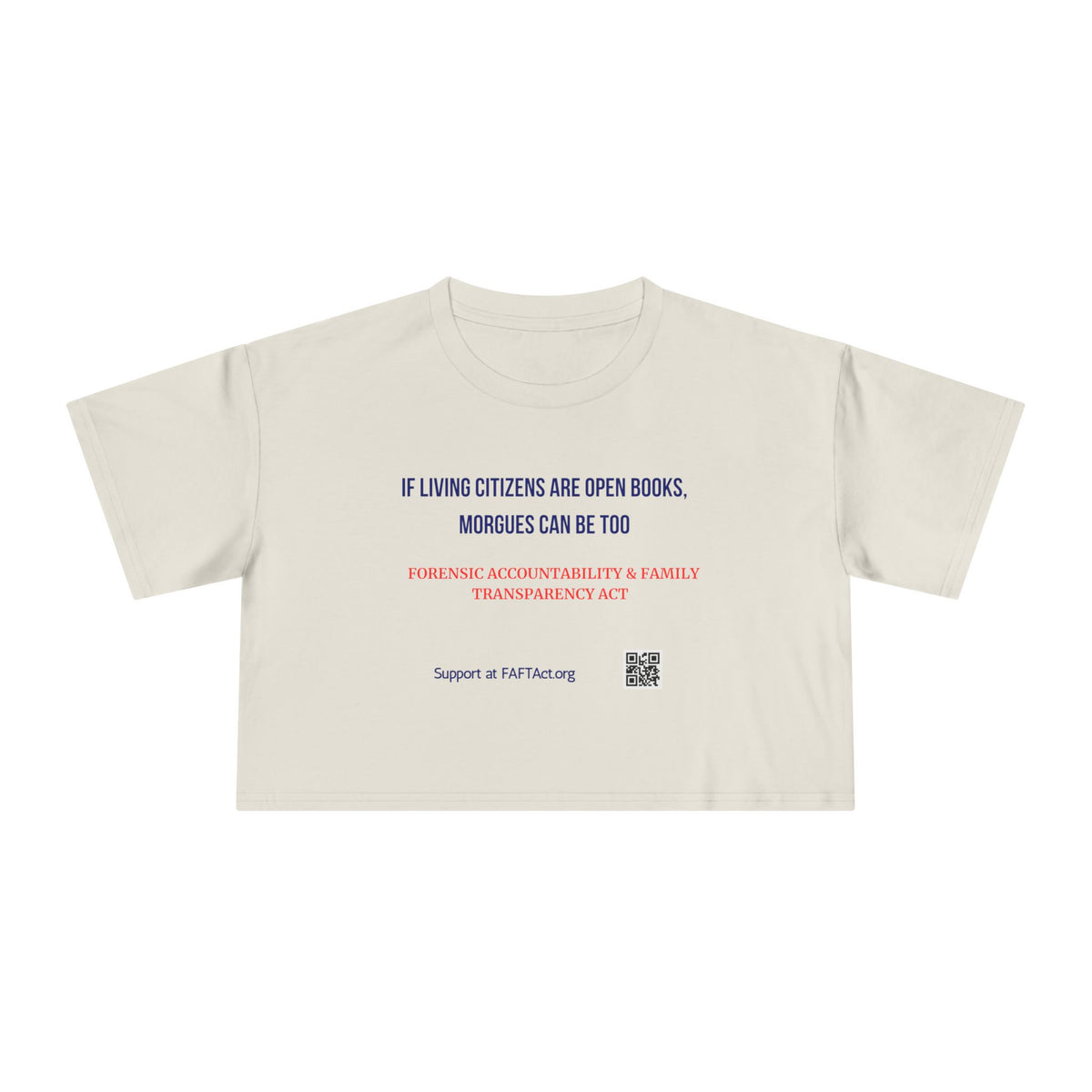 Women's Crop If Living Citizens — Graphic Tee