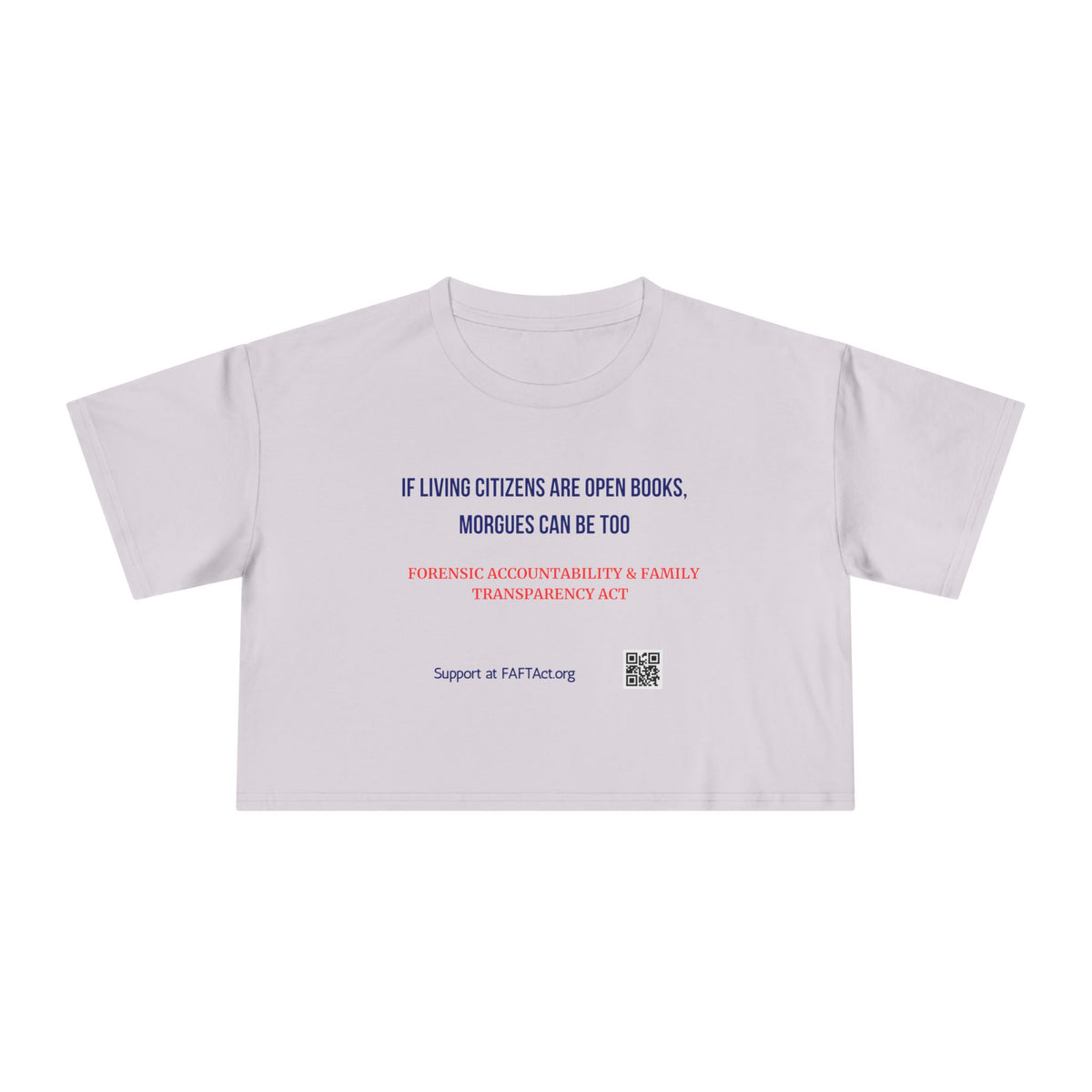 Women's Crop If Living Citizens — Graphic Tee