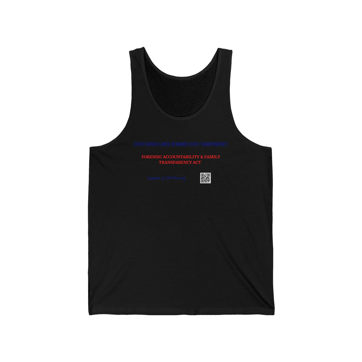 Unisex Tank Top  — Subtle Typographic Statement Tee