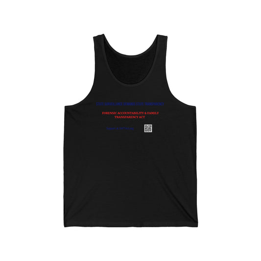 Unisex Tank Top  — Subtle Typographic Statement Tee
