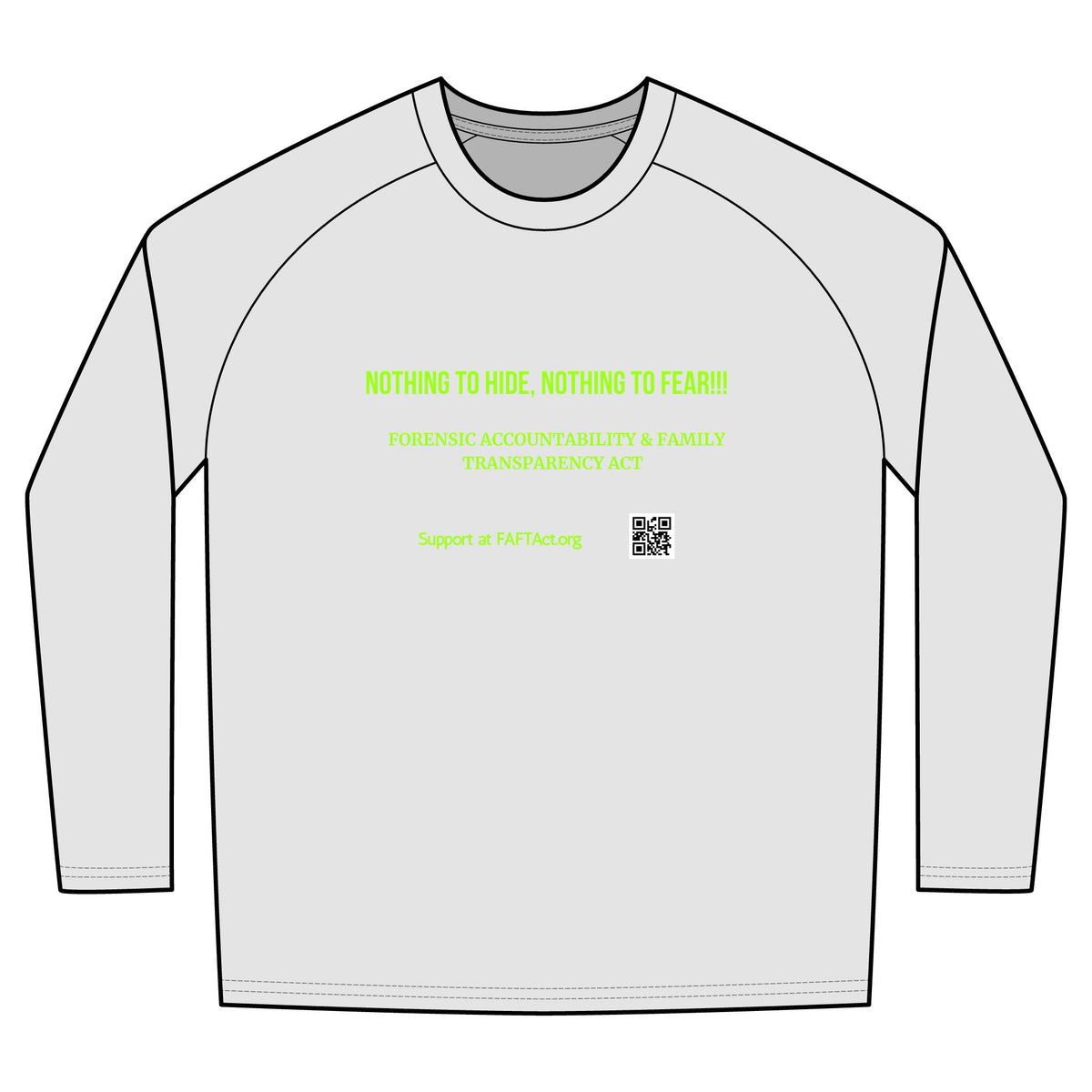 Long Sleeve Digi Camo Tee — Nothing to Hide Advocacy Shirt