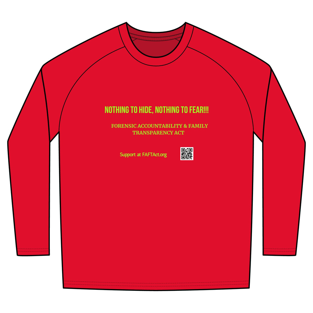 Long Sleeve Digi Camo Tee — Nothing to Hide Advocacy Shirt