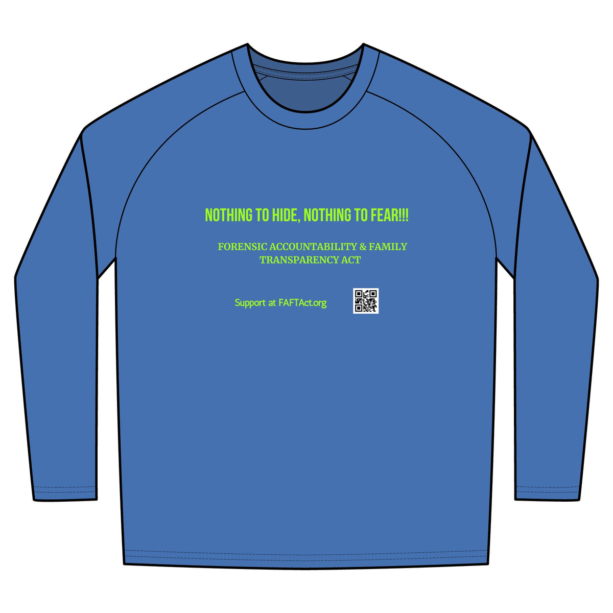 Long Sleeve Digi Camo Tee — Nothing to Hide Advocacy Shirt