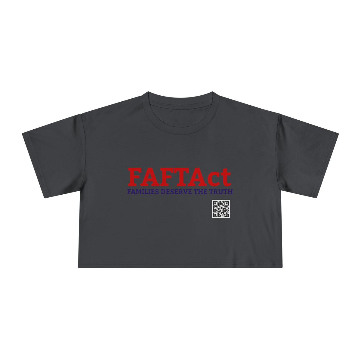 FAFTAct Women's Crop If Living Citizens — Graphic Tee