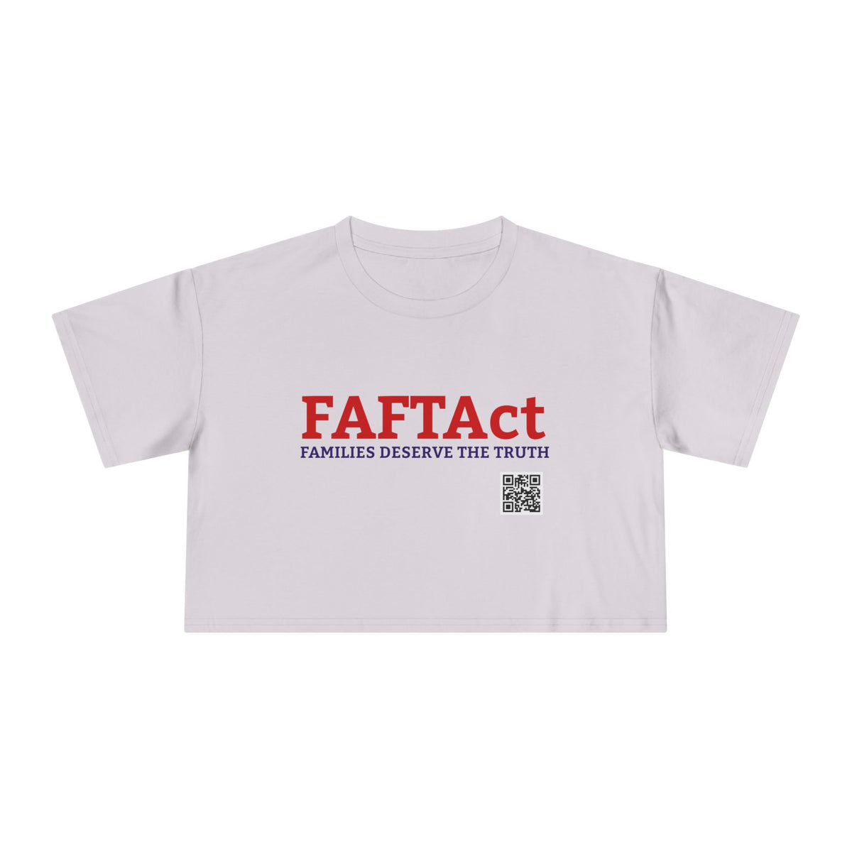 FAFTAct Women's Crop If Living Citizens — Graphic Tee