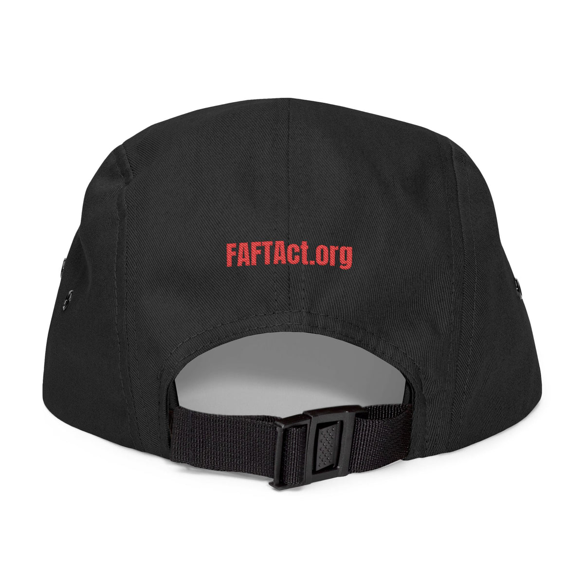 Embroidered FAFTAct Khaki 5-Panel Cap — 'Families Deserve the Truth'