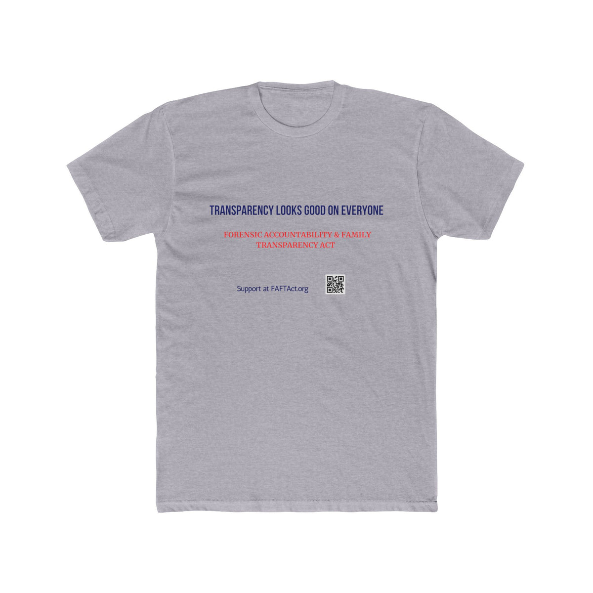 Unisex Transparncey Looks Good Tee — Advocacy Awareness Cotton T‑Shirt